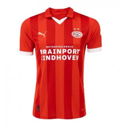 Fotballdrakt Herre PSV Eindhoven Hjemmedrakt 2023-24 Kortermet